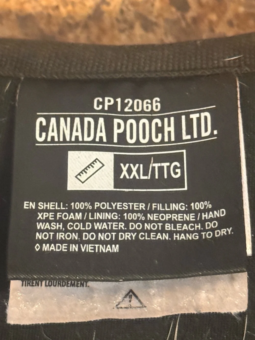 Canada Pooch LTD XXL Complete Control Dog Harness - Black